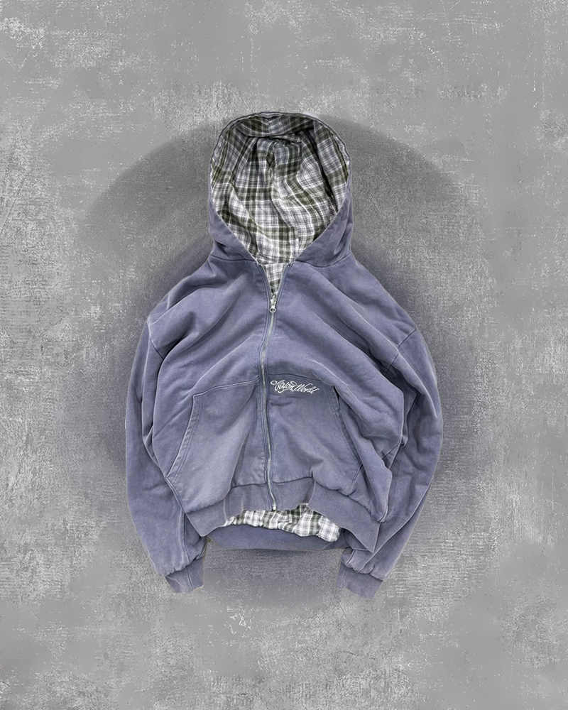 LIGHT GREY/GREY 2-SIDED ZIPPER