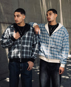 BLACK/GRAY 2-SIDED ZIPPER