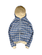 BLUE/CREAM 2-SIDED ZIPPER