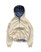 BLUE/CREAM 2-SIDED ZIPPER