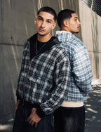 BLACK/GRAY 2-SIDED ZIPPER