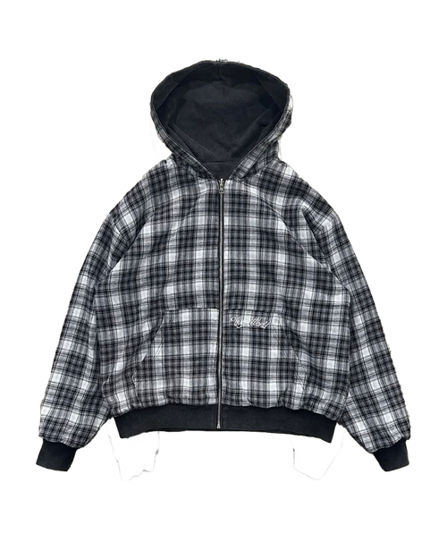 BLACK/GRAY 2-SIDED ZIPPER